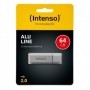 Intenso Alu Line unità flash USB 64 GB USB tipo A 2.0 Argento (3521492)