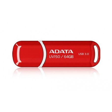 ADATA 64GB DashDrive UV150 unità flash USB USB tipo A 3.2 Gen 1 (3.1 Gen 1) Rosso (AUV150-64G-RRD)