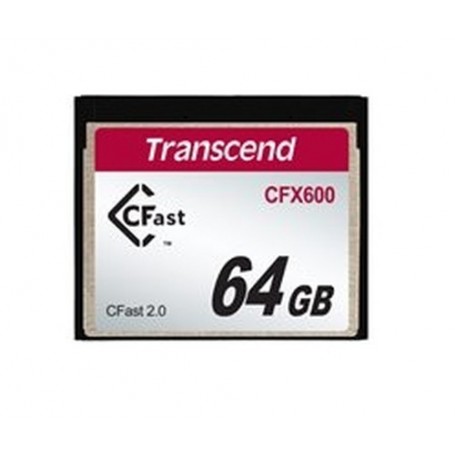 Transcend 64GB CFX600 CFast 2.0 memoria flash SATA MLC (TS64GCFX600)