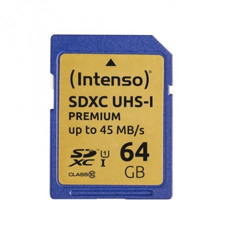 Intenso 3421490 memoria flash 64 GB SDXC UHS-I Classe 10 (3421490)