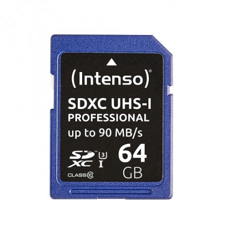 Intenso 64GB SDHC memoria flash UHS-I Classe 10 (3431490)