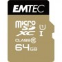 Emtec microSD Class10 Gold+ 64GB memoria flash MicroSDXC Classe 10 (ECMSDM64GXC10GP)