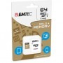 Emtec microSD Class10 Gold+ 64GB memoria flash MicroSDXC Classe 10 (ECMSDM64GXC10GP)