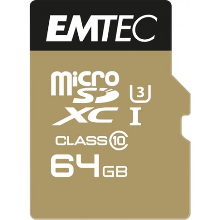 Emtec ECMSDM64GXC10SP memoria flash 64 GB MicroSDXC Classe 10 (ECMSDM64GXC10SP)