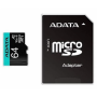 ADATA Premier Pro memoria flash 64 GB MicroSDXC UHS-I Classe 10 (AUSDX64GUI3V30SA2-RA1)