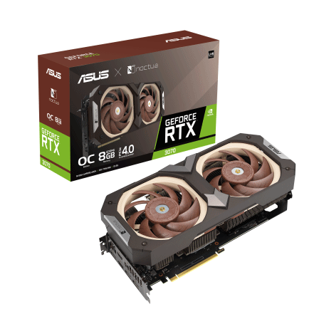 ASUS GeForce RTX 3070 Noctua Edition OC - 3x DisplayPort / 2x HDMI - LHR (90YV0FQQ-M0NA00) (90YV0FQQ-M0NA00_PROMO)