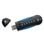 Corsair Padlock 3 unità flash USB 128 GB USB tipo A 3.2 Gen 1 (3.1 Gen 1) Nero, Blu (CMFPLA3B-128GB)