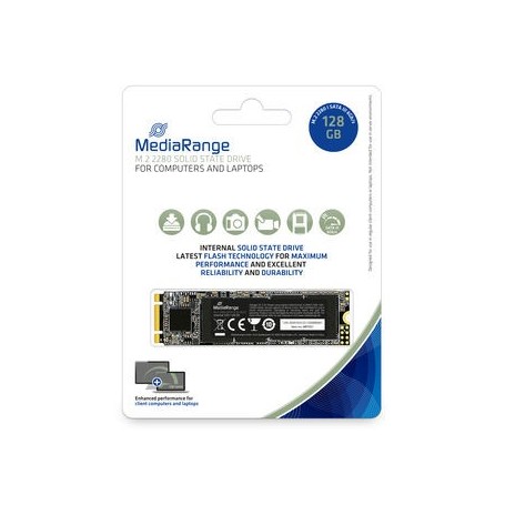 MediaRange MR1021 drives allo stato solido M.2 128 GB Serial ATA III 3D TLC NAND (MR1021)
