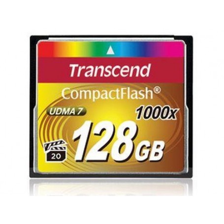Transcend 1000x CompactFlash 128GB memoria flash MLC (TS128GCF1000)