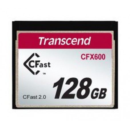 Transcend 128GB CFX600 CFast 2.0 memoria flash SATA MLC (TS128GCFX600)