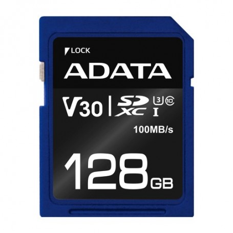 ADATA ASDX128GUI3V30S-R memoria flash 128 GB SDXC UHS-I Classe 10 (ASDX128GUI3V30S-R)