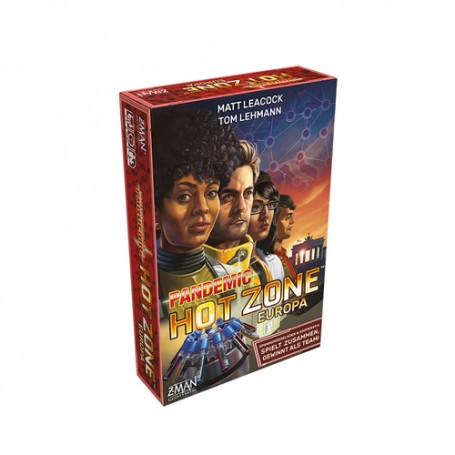 Asmodee Pandemic Hot Zone: Europa Adulti e bambini Gioco da tavolo per famiglia (ZMND0020)