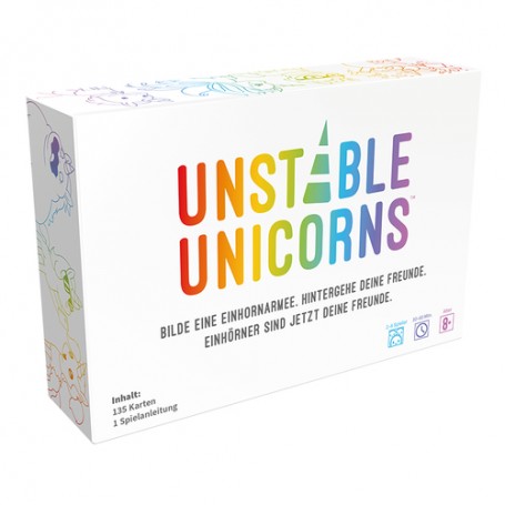 Asmodee Unstable Unicorns Gioco di carte collezionabili (TTUD0001)