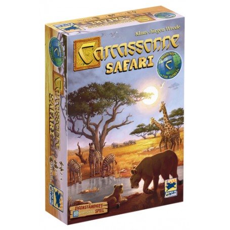 Asmodee Carcassonne Safari Adulti e bambini Gioco da tavolo per famiglia (HIGD0501)