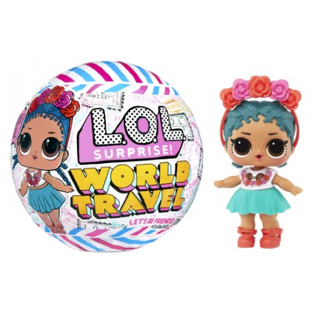 L.O.L. Surprise! Travel Dolls Asst in PDQ (576006EUC)