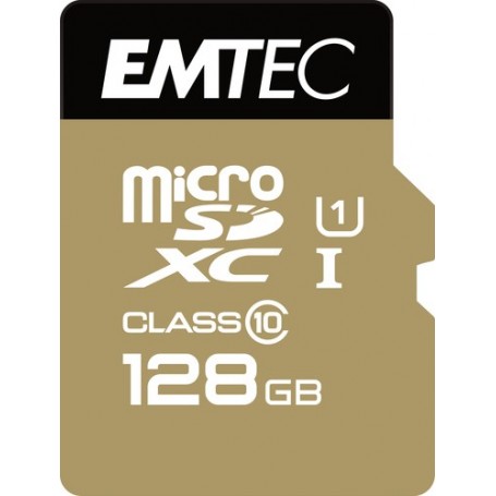 Emtec microSD Class10 Gold+ 128GB memoria flash MicroSDXC Classe 10 (ECMSDM128GXC10GP)