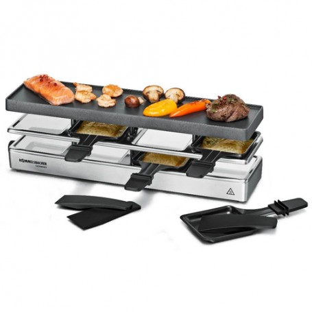 Rommelsbacher RC 800 griglia per raclette 4 persona(e) 795 W Nero, Argento (RC 800)