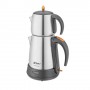 Arzum AR3004-INX teiera in vetro per la preparazione del tè 1,8 L 1650 W Nero, Acciaio (AR3004-INX)