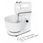 Exquisit KM 3001 we robot da cucina 300 W 3,8 L Nero, Bianco (5010029)