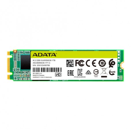ADATA Ultimate SU650 M.2 1000 GB Serial ATA III 3D NAND (ASU650NS38-1TT-C)