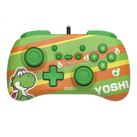 Hori HORIPAD Mini Verde, Arancione USB Gamepad Analogico/Digitale Nintendo Switch (NSW-368U)