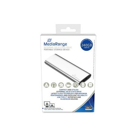 MediaRange MR1101 unità esterna a stato solido 240 GB Argento (MR1101)
