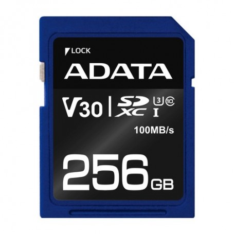 ADATA ASDX256GUI3V30S-R memoria flash 256 GB SDXC UHS-I Classe 10 (ASDX256GUI3V30S-R)