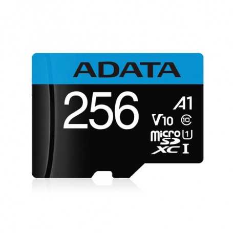 ADATA Premier memoria flash 256 GB MicroSDXC UHS-I Classe 10 (AUSDX256GUICL10A1-RA1)