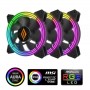 VENTOLA ZEPHYR 120 RGB 3IN1 PWM BLK PACK 3 VENTOLE 120MM ARGB CONTROLLE (FN0718AG-FR43)