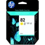 HP Cartuccia inchiostro giallo DesignJet 82, 69 ml (C4913A)