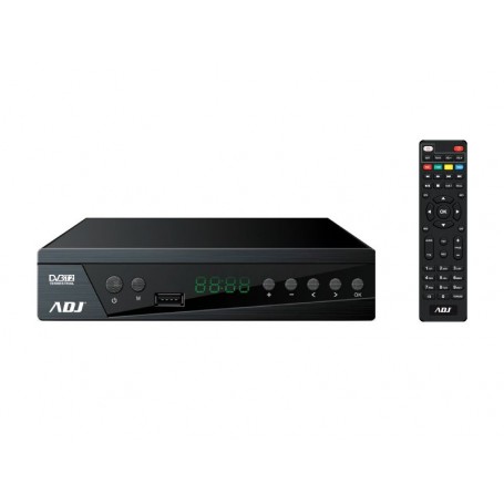 DECODER DVBT-2 ADJ PVR CHIPSET GX MAIN 10, METEO YOUTUBE IPTV (191-00001)