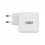 CARICA BATTERIA CASA 2P USB WH/GY 1PORTA QUICK CHARGE+1PORTA 2,4A ADJ (110-00111)