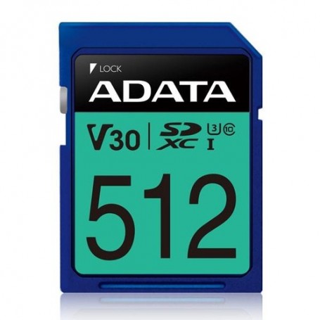 ADATA Premier Pro memoria flash 512 GB SDXC UHS-I Classe 10 (ASDX512GUI3V30S-R)