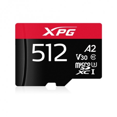 XPG AUSDX512GUI3XPGA2-R memoria flash 512 GB MicroSDXC UHS-I Classe 10 (AUSDX512GUI3XPGA2-R)
