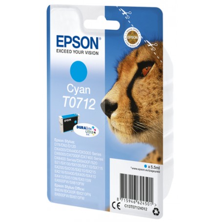 Epson Cartuccia Ciano (C13T07124011) (C13T07124012)