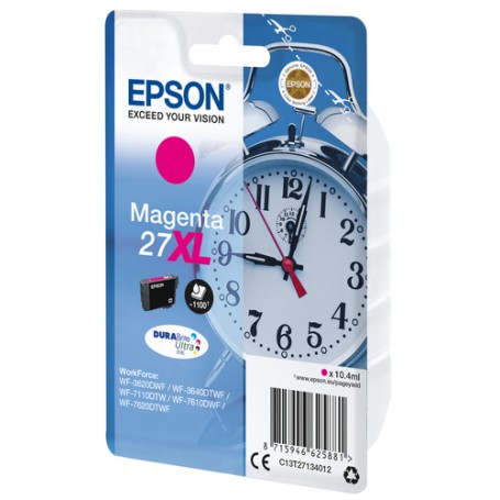 Epson Alarm clock Cartuccia Sveglia Magenta Inchiostri DURABrite Ultra 27XL (C13T27134012)