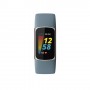 Fitbit Charge 5 Braccialetto per rilevamento di attività Blu, Acciaio inossidabile (FB421SRBU)