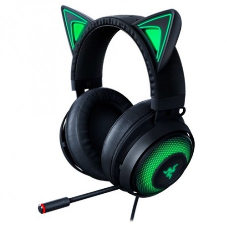 Razer Kraken Kitty Edition Cuffia Padiglione auricolare Nero, Verde (RZ04-02980100-R3M1)