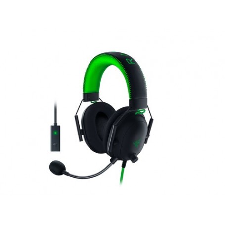 Razer BlackShark V2 Cuffia Padiglione auricolare Connettore 3.5 mm Nero, Verde (RZ04-03230200-R3M1)