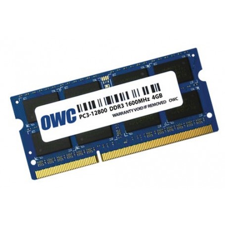 OWC OWC1600DDR3S4GB memoria 4 GB 1 x 4 GB DDR3 1600 MHz (OWC1600DDR3S4GB)