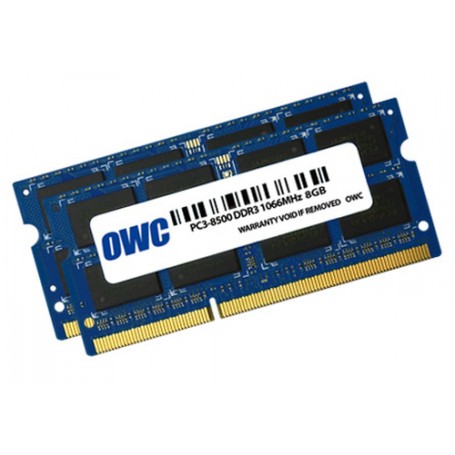 OWC 2x 8GB, PC8500, DDR3, 1066MHz memoria 16 GB 2 x 8 GB (OWC8566DDR3S16P)