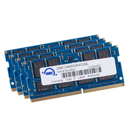 OWC OWC2400DDR4S64S memoria 64 GB 4 x 16 GB DDR4 2400 MHz (OWC2400DDR4S64S)