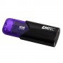 Emtec Click Easy unità flash USB 128 GB USB tipo A 3.2 Gen 1 (3.1 Gen 1) Nero, Viola (ECMMD128GB113)