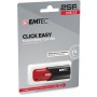 Emtec Click Easy unità flash USB 256 GB USB tipo A 3.2 Gen 1 (3.1 Gen 1) Nero, Rosso (ECMMD256GB113)