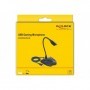 DeLOCK 66330 microfono Nero, Blu Microfono per console di gioco (66330)