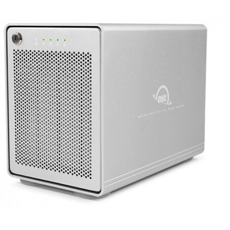 OWC Mercury Elite Pro Quad Box esterno HDD Argento 2.5/3.5" (OWCMEQCTSRT00)
