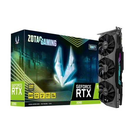 ZOTAC GAMING GeForce RTX 3090 Trinity OC GDDR6X da 24 GB (ZT-A30900J-10P) (ZT-A30900J-10P_PROMO)