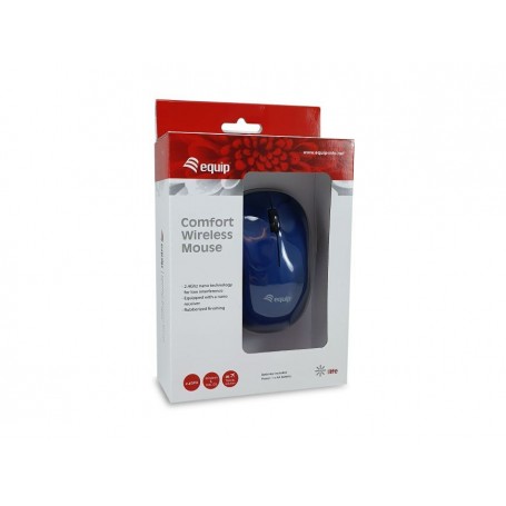 Equip 245112 mouse Ambidestro RF Wireless Ottico (245112)