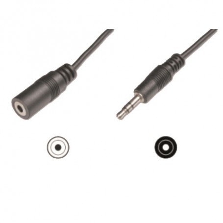 M-Cab 7000937 cavo audio 3 m 3.5mm Nero (7000937)