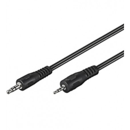 Goobay AVK 313-200 2.0m cavo audio 2 m 2.5mm 3.5mm Nero (50459)